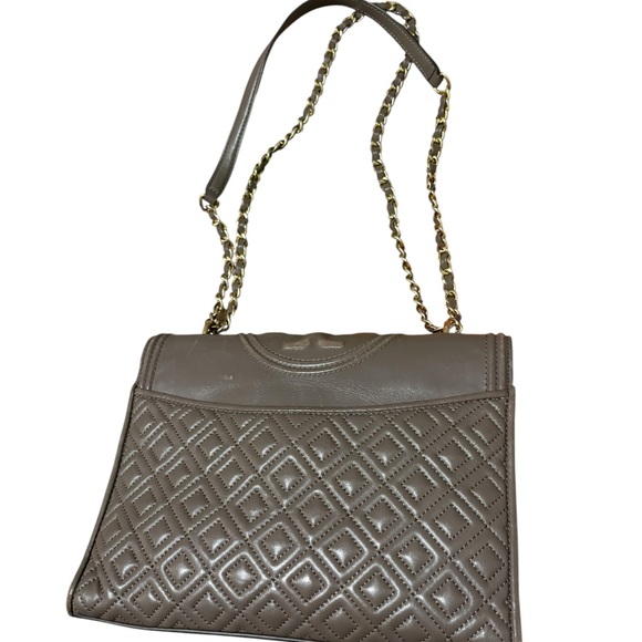 Tory Burch Grey Fleming Bag - Picture 2 of 11